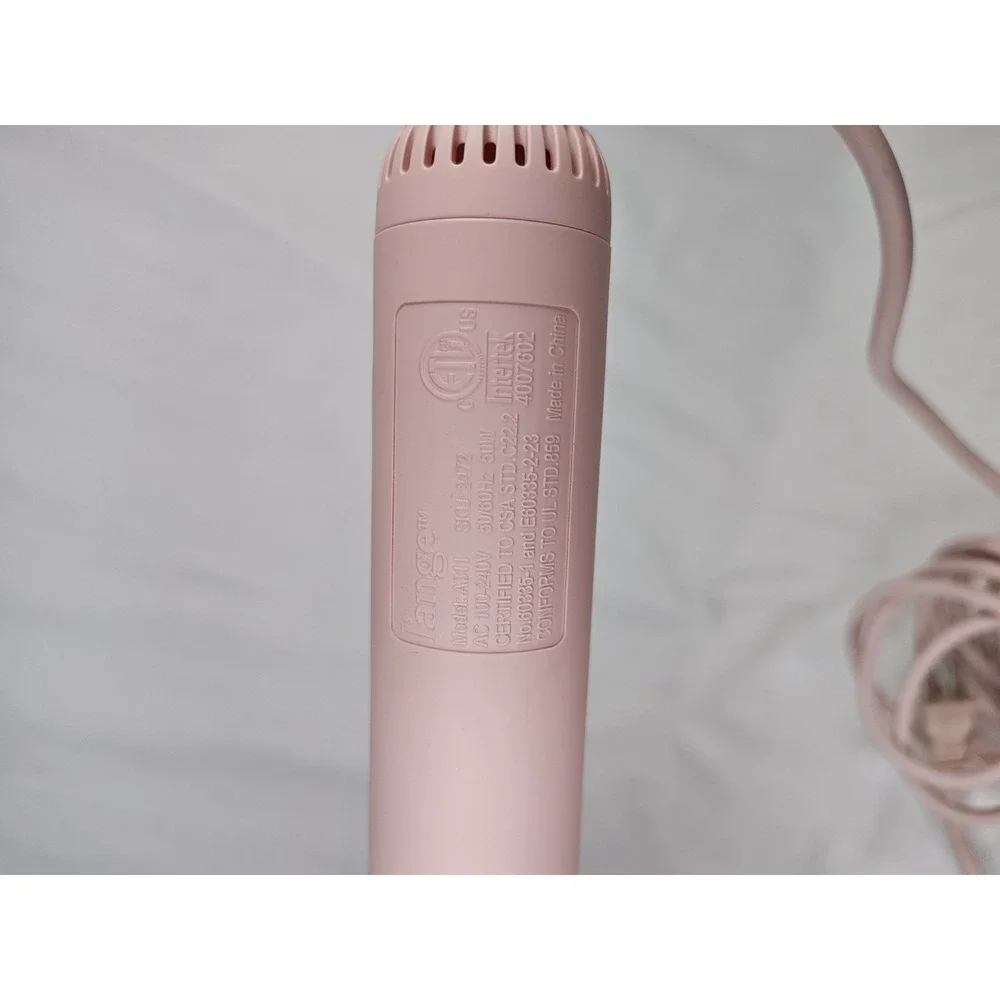 Lange Le Duo 360 Airflow Styler Flat Iron Hair Straightener Curler Blush Pink